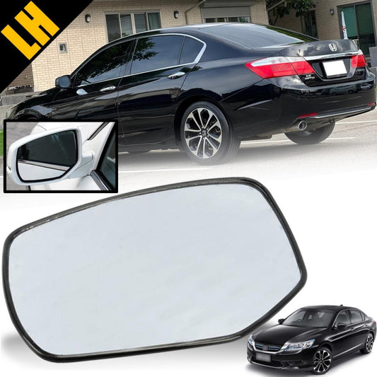 Left LH Side Wing Mirror Glass Lens For 2013-2017 Honda Accord CR2 CR6 CU Sedan
