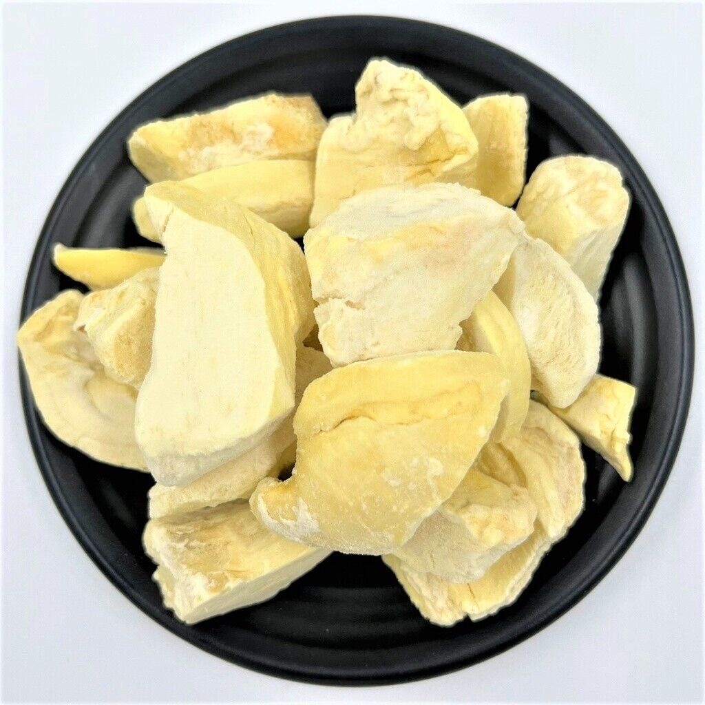 3x Durian Monthong Freeze Dried Grade A Snack Thai King Fruit Zip Lock Bag 200 g