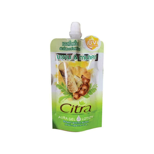 Citra Aura Gel Lotion Sunny White Aura Tamarind and Thanaka 35 ml