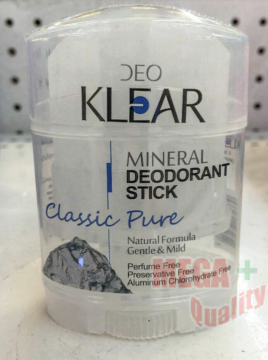 Deo Klear Deodorant Armpit No Preservatives Alum Perfume Natural Mild 70g.