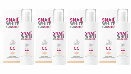 4 x 50ml Snail White NAMU LIFE CC Cream SNAILWHITE Sunscreen SPF 50 PA+++
