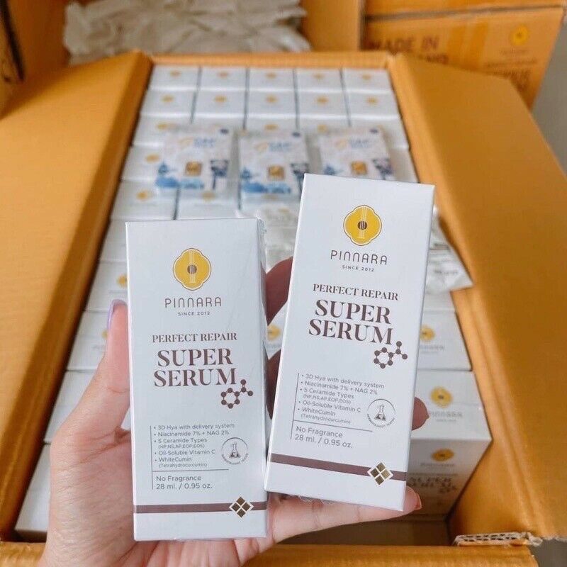 4x Pinnara Super Serum Perfect Repair Bright Skin Reduce Blemishes Dark 0.95oz
