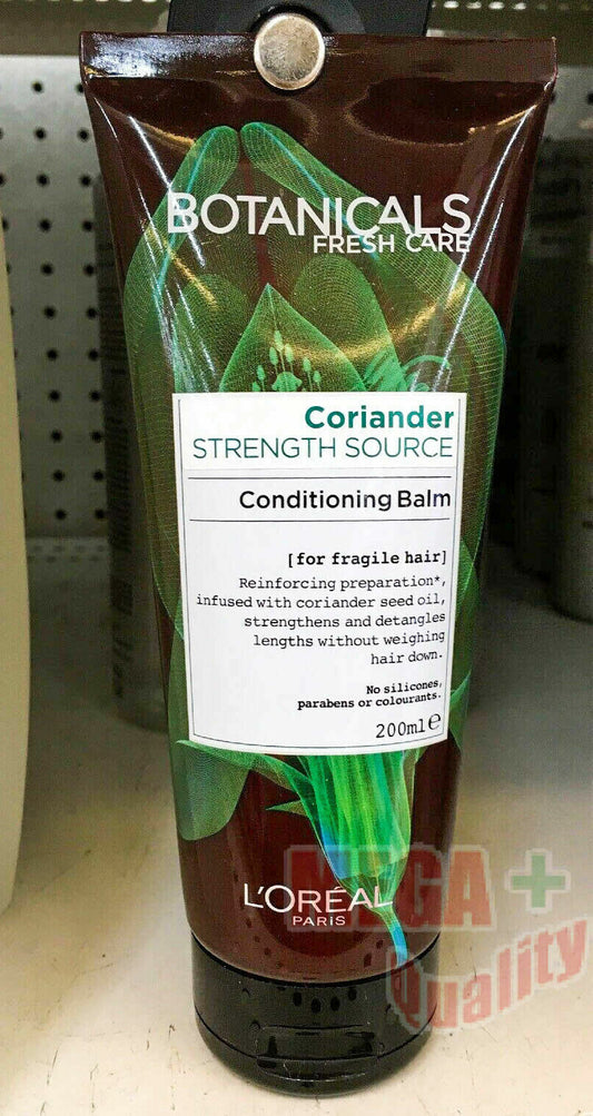 Loreal Botanicals Strength Cure Conditioner Coriander 200ml For Fragile Hair