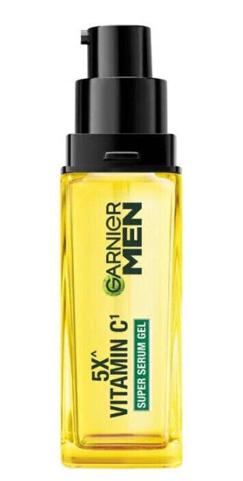 2 x GARNIER Men Turbo Bright Spotless Serum Shine Control Whitening Face 40 ml.