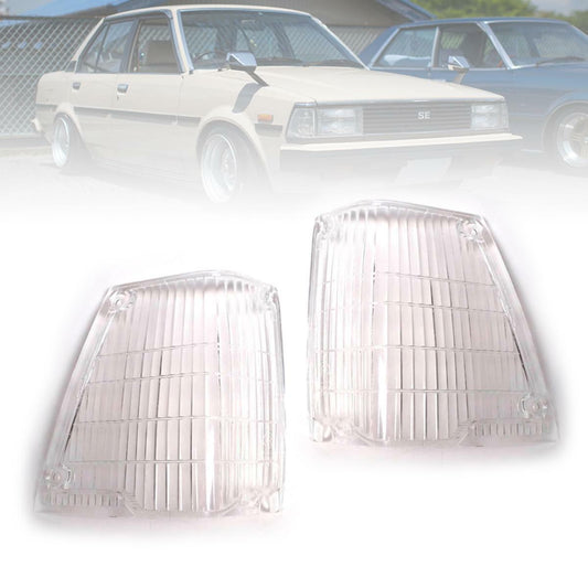 Corner Lamp Turn Signal Light Clear Lens Fit Toyota Corolla KE70 KE82 TE72 82-83