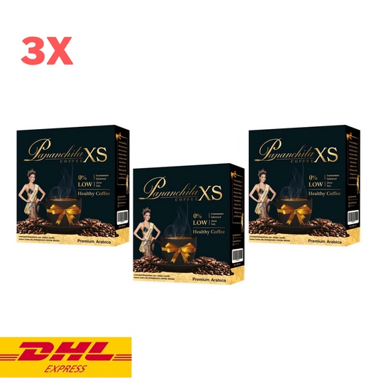 3x Pananchita Engfa Coffee XS Instant Powder Mix Weight Control Healthy