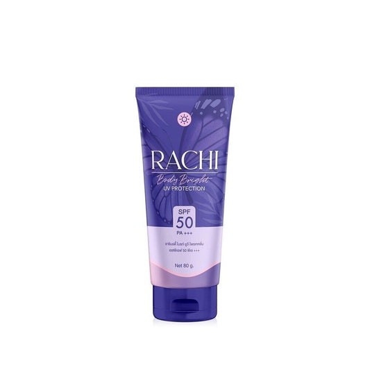 Rachi Body Bright UV Protection SPF50 PA+++ Sunscreen Skin Brightening 80 g