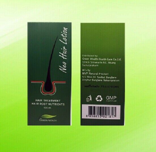 1X 120 ml. Green Wealth Neo Hair Lotion Root Nutrients Hair Loss Treatments
