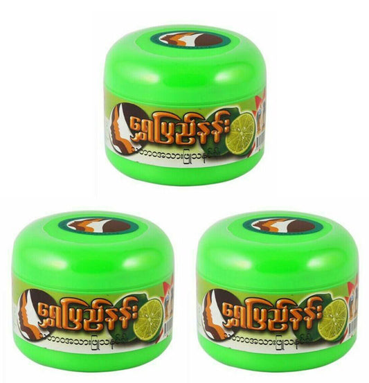 3 x TANAKA THANAKHA Powder Natural Anti Acne Aging Face mask Liste 140g