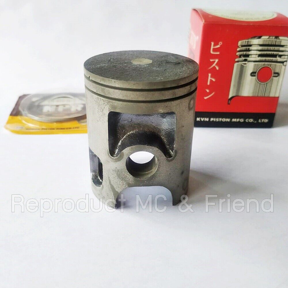 Yamaha RX100 Piston & Ring Set OS 0.25 (Diameter = 52.25mm.) New