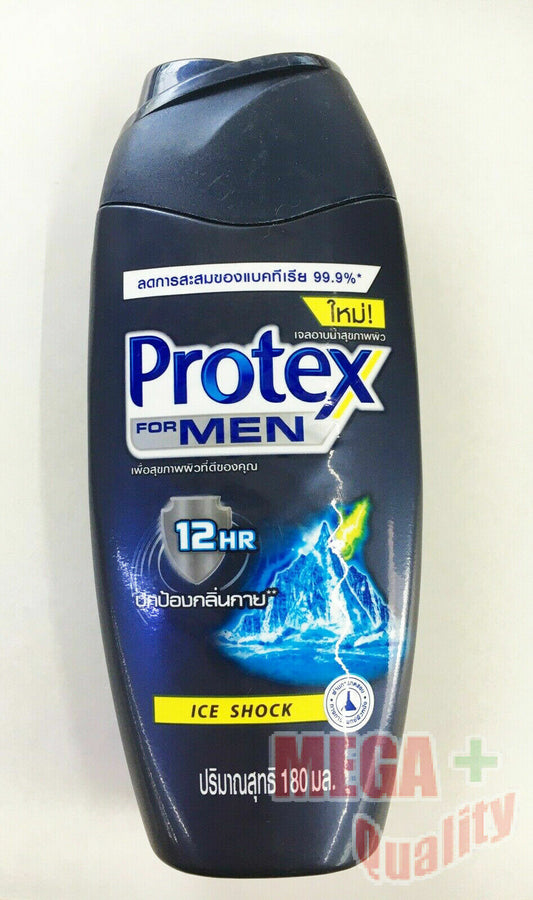 180ml Protex for Men Antibacterial Body Wash Shower Cream ICE SHOCK