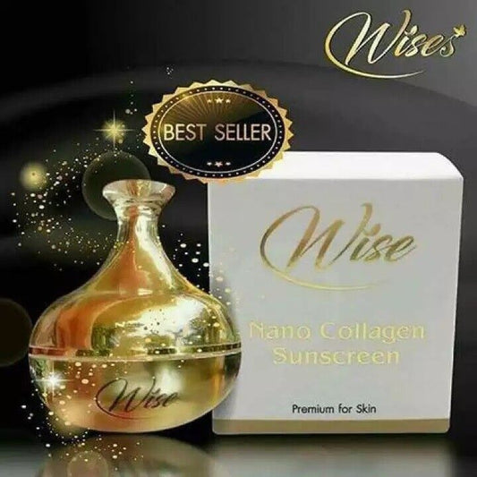 Nano Sunscreen Wises Collagen Vitamins Smooth Silky Protection SPF50 PA+++