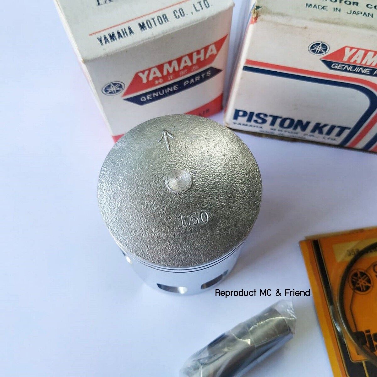 Yamaha DT100 ('76-'80) MX100 ('79-'83) Piston + Ring + Pin OS 1.50 (Dia=53.50mm)
