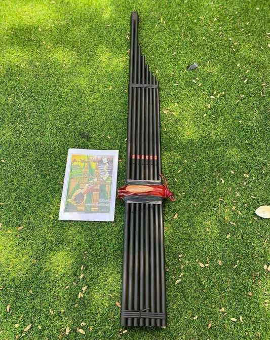 Thai Khaen Bamboo Isan Laos Mouth Organ Musical Traditional Instrument Black Am