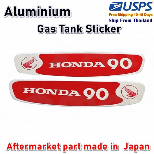 S1 Gas Tank Aluminum Sticker For HONDA 90 C90 CM90 CM91 CT90 Emblem Decal Japan