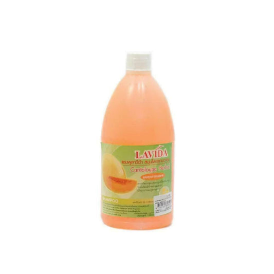 Lavida Cantaloupe Herbal Shampoo 1000 ml vitamin A helps hair gain weight