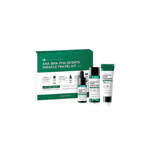 Some by Mi AHA BHA PHA 30 Days Miracle Travel Kit 3 Items 30 ml + 10 ml + 20 g