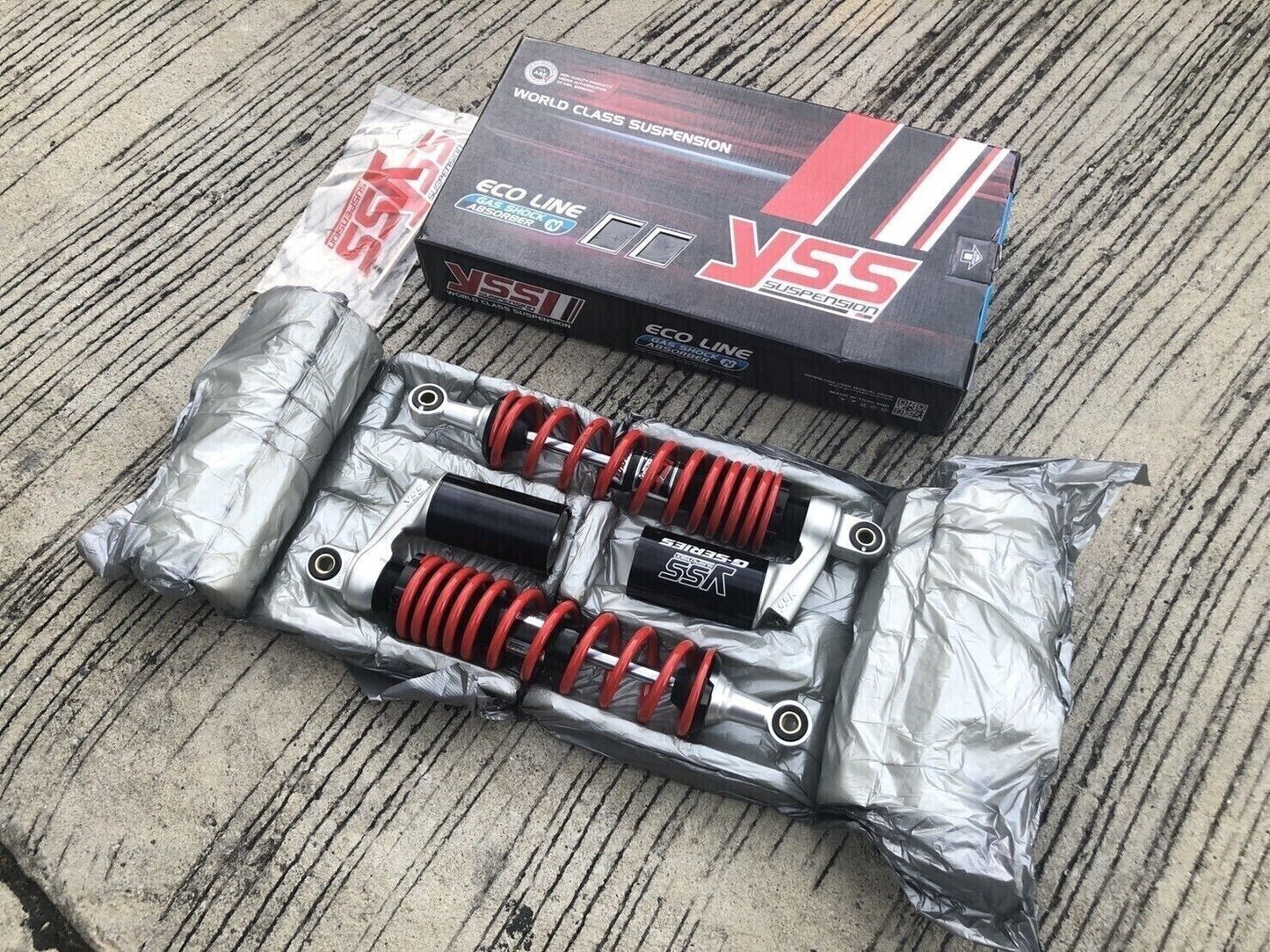 YSS G-Series Heavy Duty 200 kg (441 lbs) Shocks Adjustable Honda Monkey 125