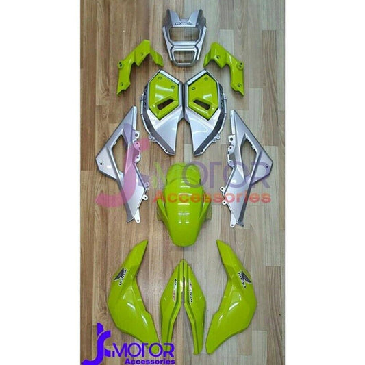 Motorcycle Fairing Honda MSX SF Color Lime- Brond Green Frame Body With Sticker