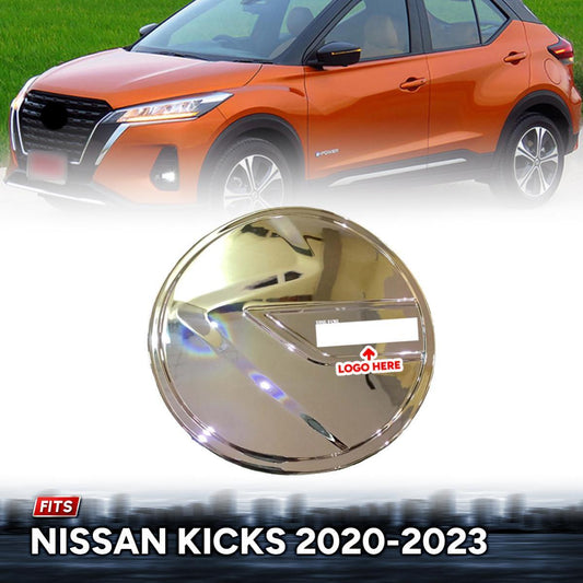 Chrome Exterior Fuel Tank Oil Cap Cover Fit Nissan Kicks 2021-2023 SUV Facelift