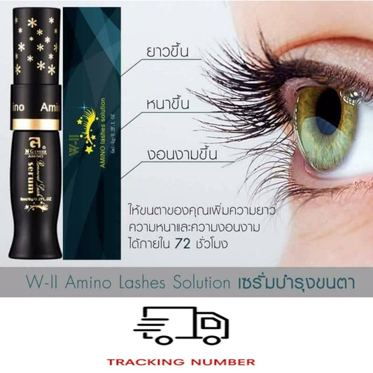 W-II Amino Lashes Solution Extension Eyelash Growth Serum 5 IN 1 6ml