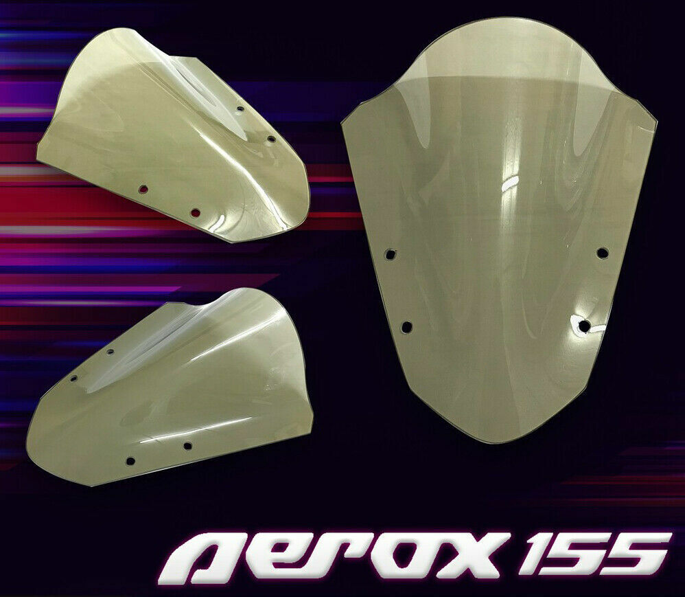 For Yamaha Aerox 155 Motorcycle Windshield Windscreen Air Deflector Smoky Color