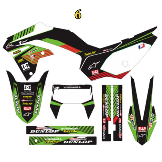 Stickers Decals Kawazaki KLX230 Motocross Graphics Set Whole Bike Accessories