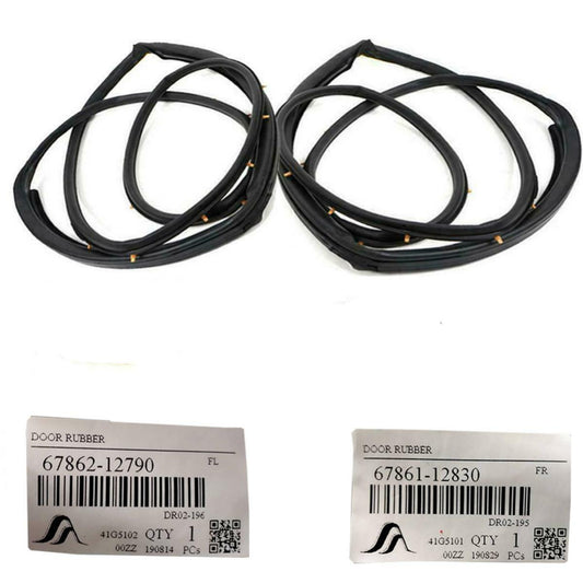 Door Rubber Seal Weatherstrip Front For Toyota Corolla AE110 AE111 EE110 Sedan