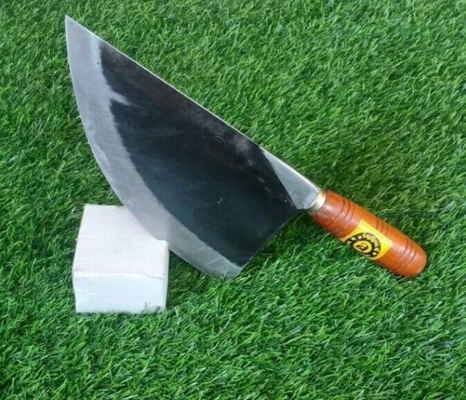 Cleaver Butcher Knife Chef Kitchen Tools Wooden Handle 100% authentic # No.1