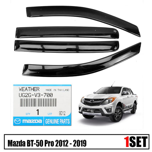 Rain Visor Wind Shield Weather Guard GENUINE FIT Mazda BT-50 2012-2018 UP UR