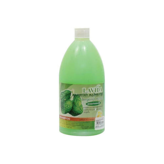 Lavida Bergamot Herbal Shampoo 1000 ml nourish your hair and scalp