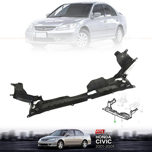 Plastic Lower Under Engine Cover Shield For Honda Civic ES 2001-2005 Sedan