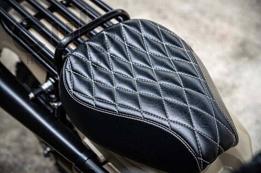 SEAT HONDA CT125 HUNTER 2020 - 2021 DRIVER TRAIL MOTO BLACK NEW V2