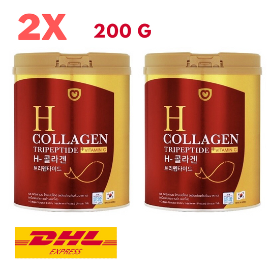 2x Amado H Collagen Tripeptide Powder Vitamin C Anti-aging Wrinkles Skin 200 g