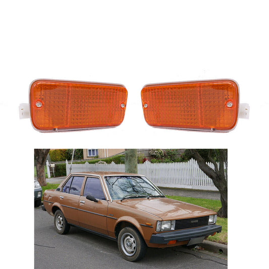 COROLLA KE70 PARKING TURN SIGNAL LIGHT AMBER BUMPER LAMP FOR TE71 1983 1984