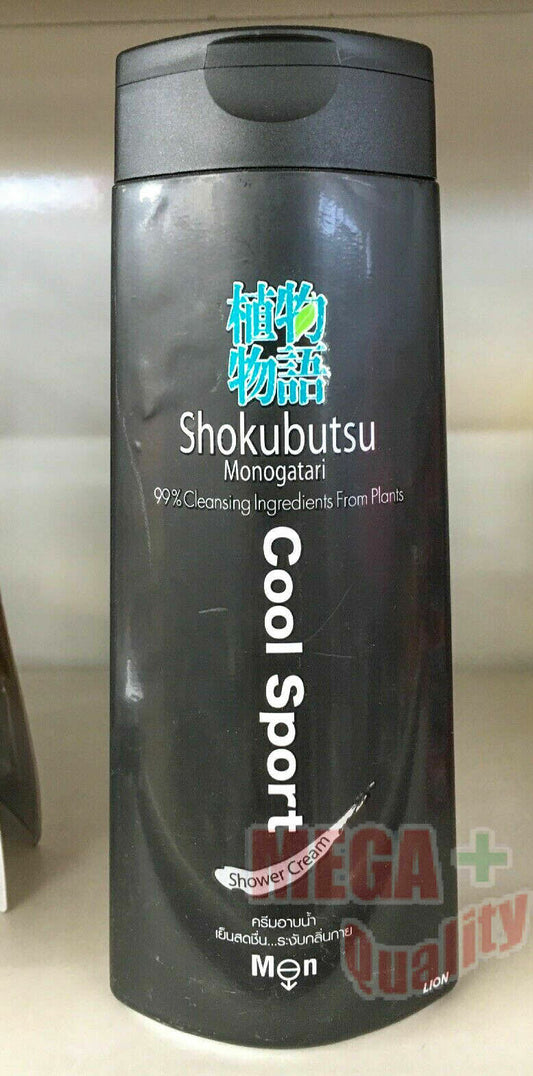 200 ml. Shokubutsu Monogatari For Men Shower Cream Cool Sport Refreshing