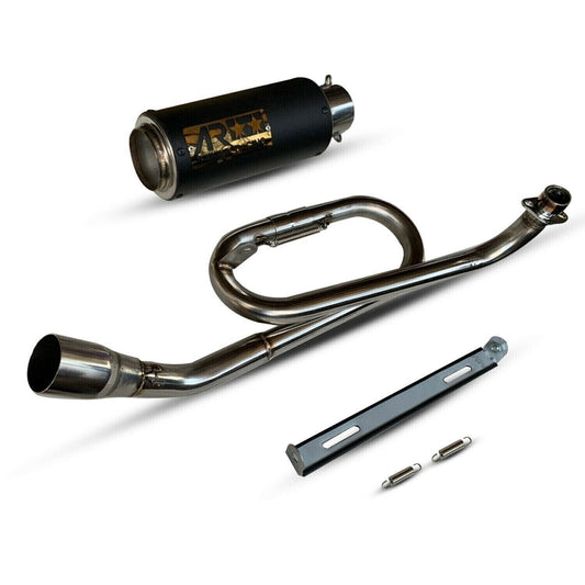 Black pipe ar aodonly full exhaust system for honda new grom 125 grom 2021-2023