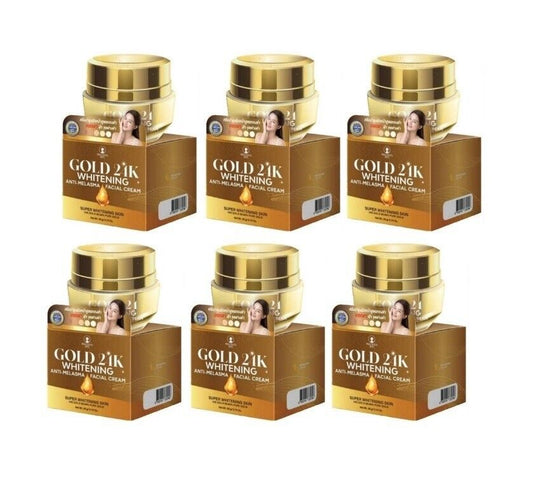 6X 15g.Gold 24K PRECIOUS SKIN THAILAND Facial Cream Antioxidant Skin Care