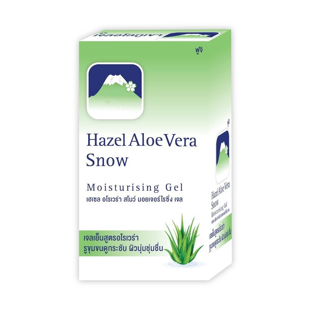 6x Fuji Hazel Aloe Vera Snow Moisturising Gel Pore Tightening Soothing Skin 8 g