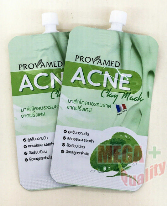 2x Provamed Acne Clay Mask Reduce Spot Oil Control Tight Pore Skin 5g