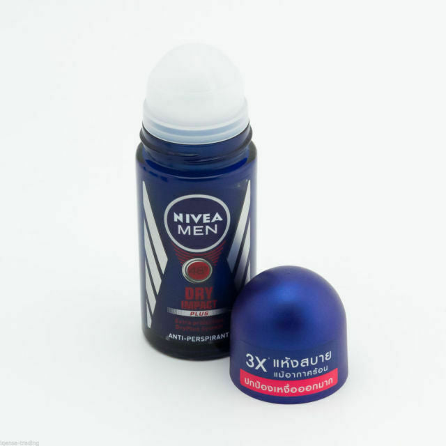 NIVEA FOR MEN DRY IMPACT ANTIPERSPIRANT DEODORANT ROLL ON (50 ml.)