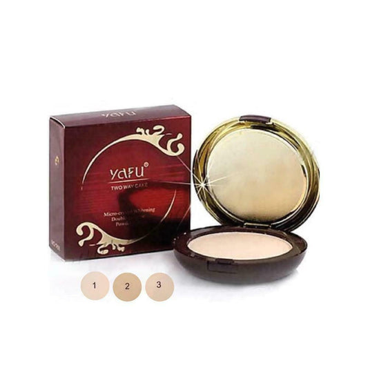 Yafu Micro-crystal Whitening Double-purpose Two Way Powder Cake No.988 #3 30 g