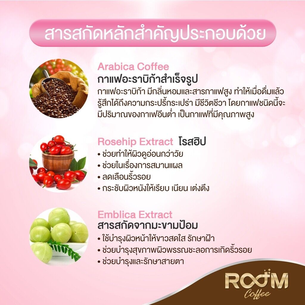 10x Room Coffee Instant Mix Arabica 36 in 1 Collagen Slim Fit Weight Control