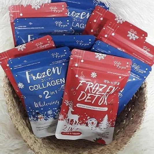 5X Frozen Set Detox&Collagen 60 Caps Dietary Detoxification Slim Skin Whitening