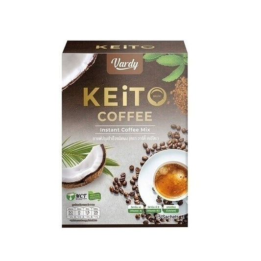 Vardy Keito Coffee Healthy Coffee Keto Drink Burn Fat Slimming 30 sachets