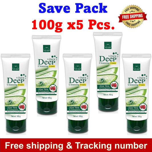 5x Vitara Foaming Cleanser Deeply Cleanses Increase Moisture Clarity Face