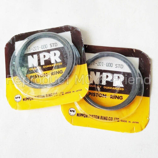 Piston Ring Rings Set STD Japan - a pair For Honda C95 CA95 C200 CA200 CT200