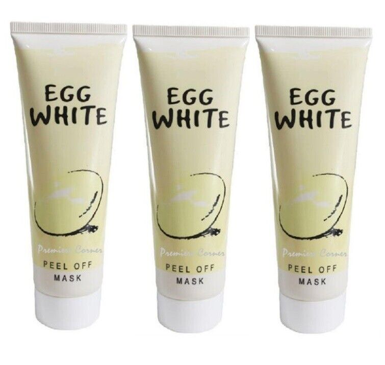 3X Mistine Egg White Whitening Poreless & Anti-Blackhead Peel Off Facial Mask