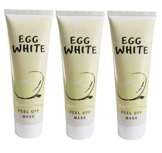 3X Mistine Egg White Whitening Poreless & Anti-Blackhead Peel Off Facial Mask