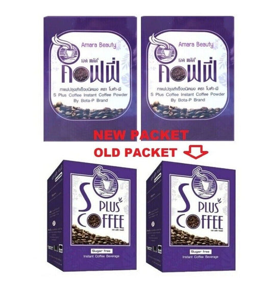 4x Instant Coffee Bota-P S Plus Drink Weight Control Healthy, Slim, Beautiful